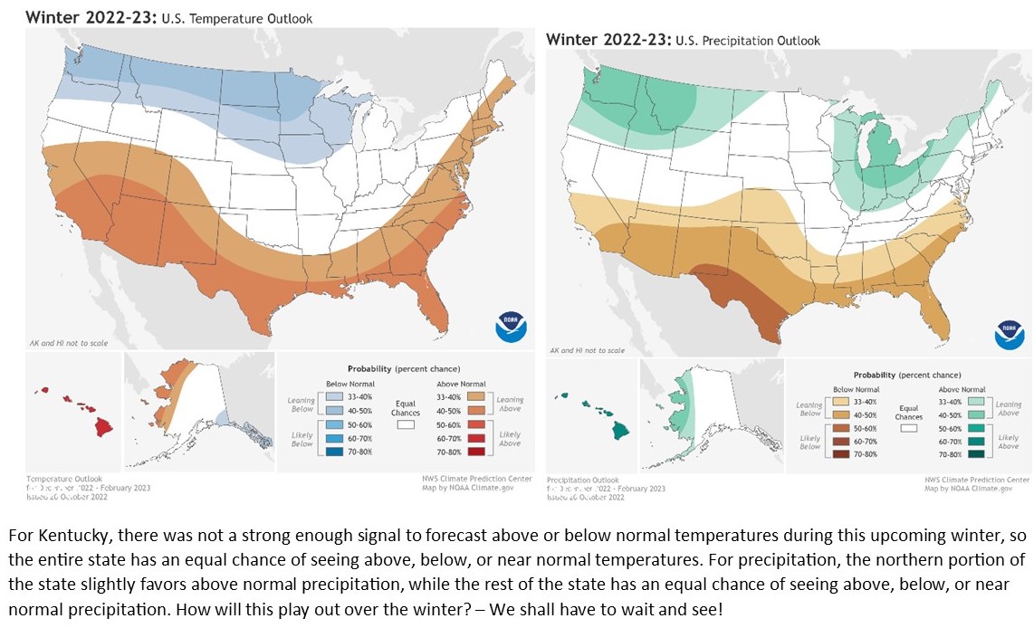 Winter outlook images 2022-23 U.S. Temperature and Precipitation Outlook maps