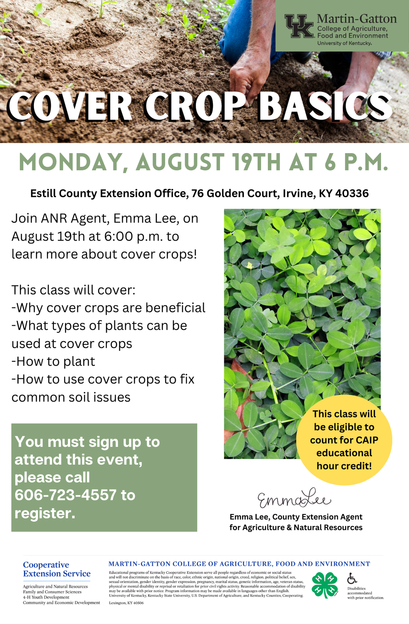 Aug 19 Cover Crops Flyer